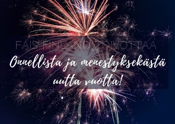 Kiitos kuluneesta vuodesta!