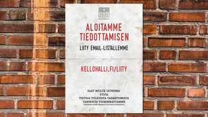 Aloitamme tiedottamisen! Liity listalle!